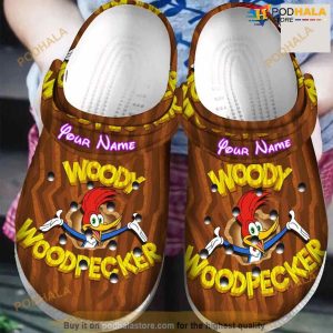 Personalized Name Woody Woodpecker Crocs Classic Crocs Clog For Women