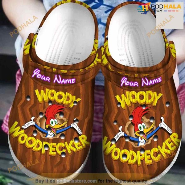 Personalized Name Woody Woodpecker Crocs Classic Crocs Clog For Women