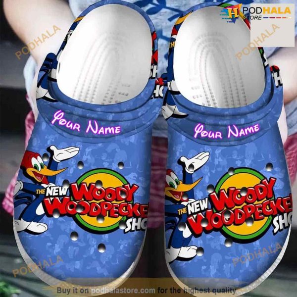 Personalized Name Woody Woodpecker Crocs Clog Shoes Crocs Classic