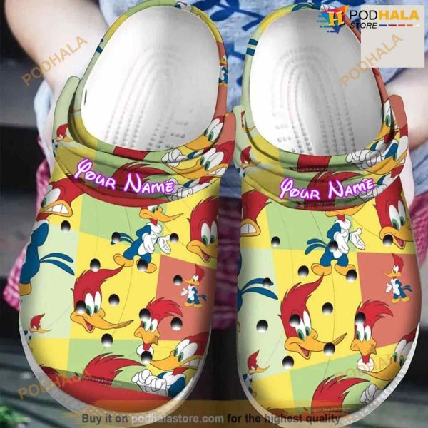 Personalized Name Woody Woodpecker Crocs Clog Shoes Crocs For Women