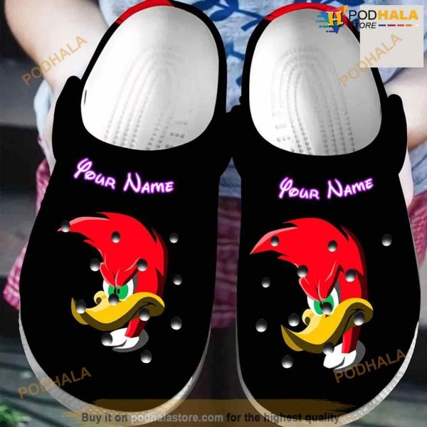 Personalized Name Woody Woodpecker Crocs Clogs Shoes Comfortable For Mens Womens