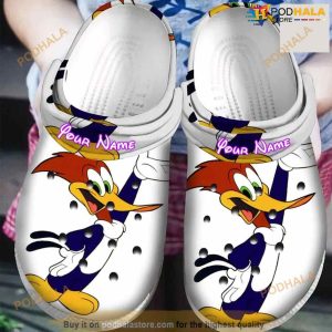 Personalized Name Woody Woodpecker Crocs Shoes Comfortable For Women Men