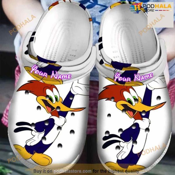 Personalized Name Woody Woodpecker Crocs Shoes Comfortable For Women Men