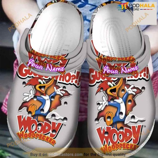 Personalized Name Woody Woodpecker Crocs Shoes Comfortable For Women Men Crocs Clog