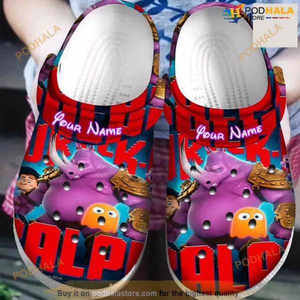 Personalized Name Wreck It Ralph Crocs Clog Comfortable For Mens Womens