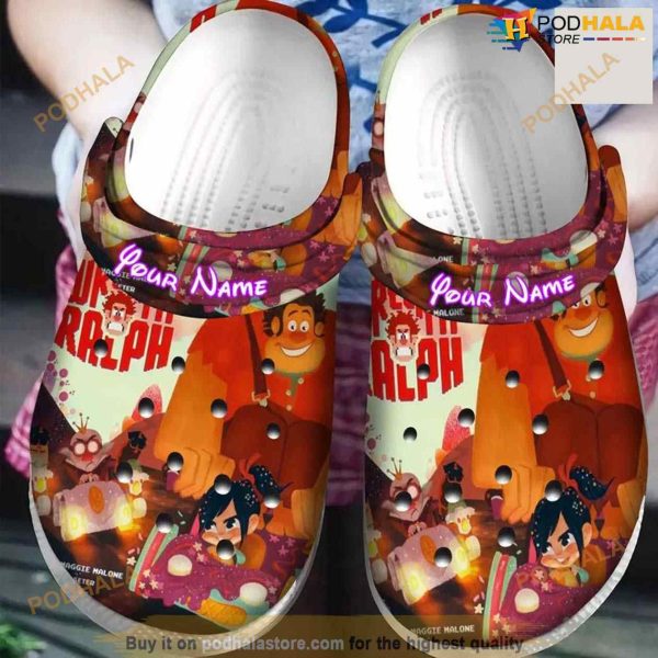 Personalized Name Wreck It Ralph Crocs Clog Shoes Crocs For Men