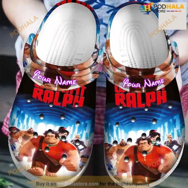 Personalized Name Wreck It Ralph Crocs Clogs Shoes Comfortable For Mens Womens Crocs Classic