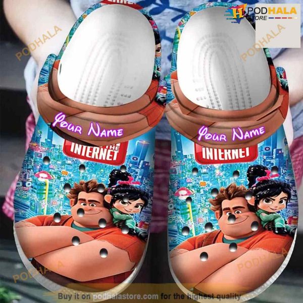 Personalized Name Wreck It Ralph Crocs Clogs Shoes Comfortable For Mens Womens Crocs Clog