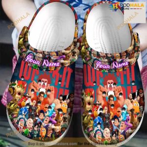 Personalized Name Wreck It Ralph Crocs Shoes Comfortable For Mens Womens