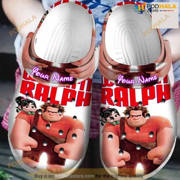 Personalized Name Wreck It Ralph Crocs Shoes Comfortable For Mens Womens Crocs Classic
