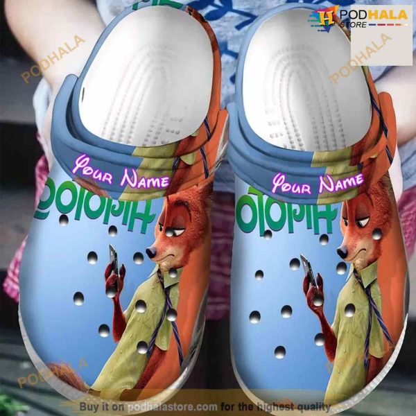 Personalized Name Zootopia Crocs Clog Crocs For Women