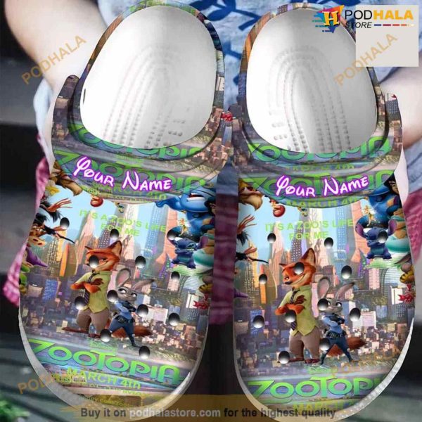 Personalized Name Zootopia Crocs Clog Crocs For Women Crocs Coupon