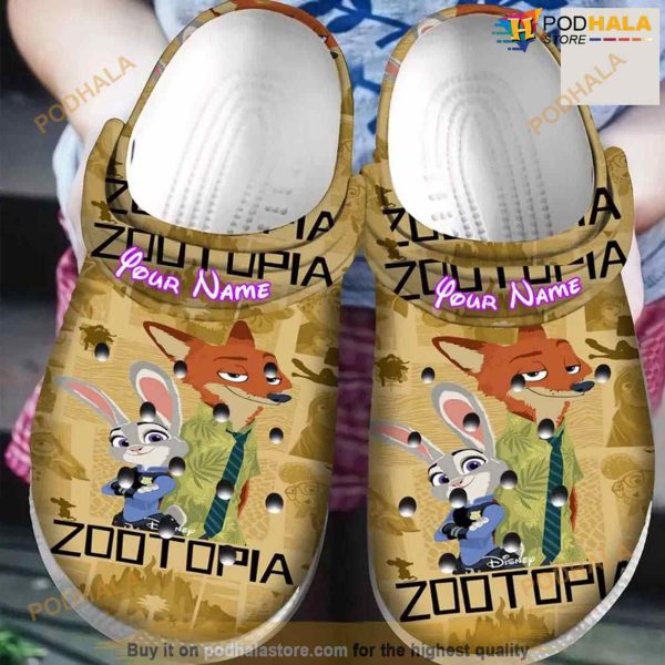 Personalized Name Zootopia Crocs Clog Shoes Crocs For Men Crocs Classic