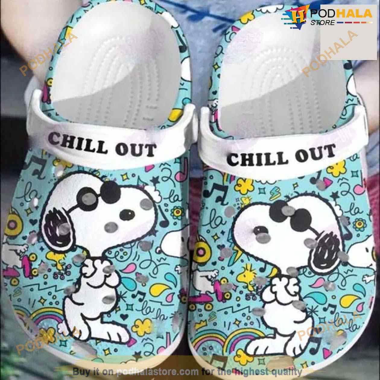 Happy Snoopy Dog Classic Crocs Shoes, Snoopy Crocs, Snoopy Gift