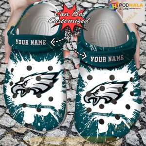 Personalized Philadelphia Eagles Team Crocs Clog Shoes