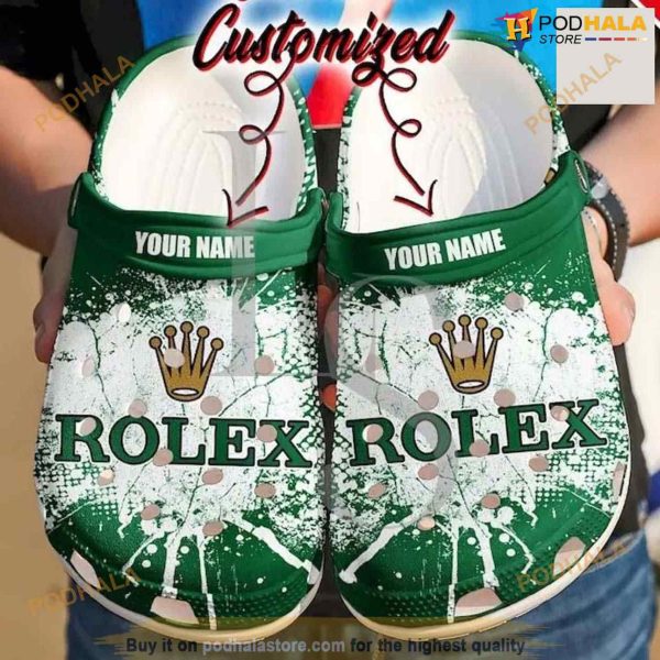 Personalized Rolex Crocs Clog Shoes
