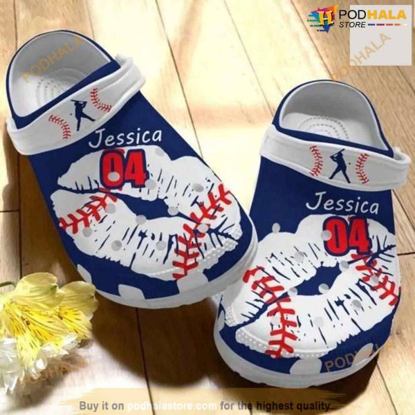 Personalized Sexy Lips Baseball Clog Shoes Crocs Clog Shoes For Men Women