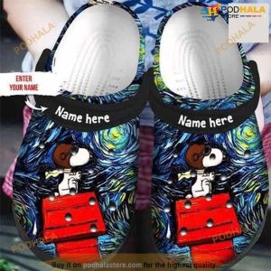 Personalized Snoopy Linus Crocs Clog Shoes For Men Women
