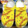 Personalized Softball Simple Crocs Crocband Clog