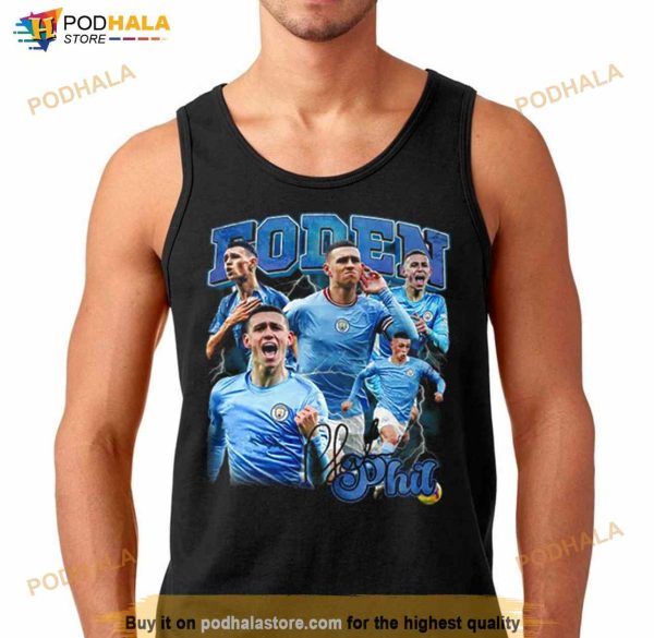 Phil Foden Manchester City Football Soccer Shirt
