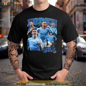 Phil Foden Manchester City Football Soccer Shirt 2