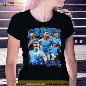Phil Foden Manchester City Football Soccer Shirt 3