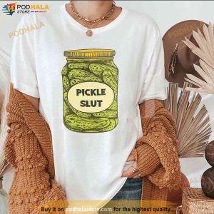 Pickle Slut Shirt, Vintage Canned Pickles TShirt, Pickle Jar T-Shirt