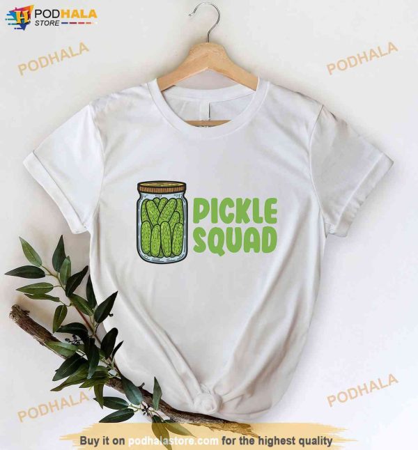Pickle Squad Shirt, Funny Pickle Vegetable Shirt, Gift For Pickle Lover