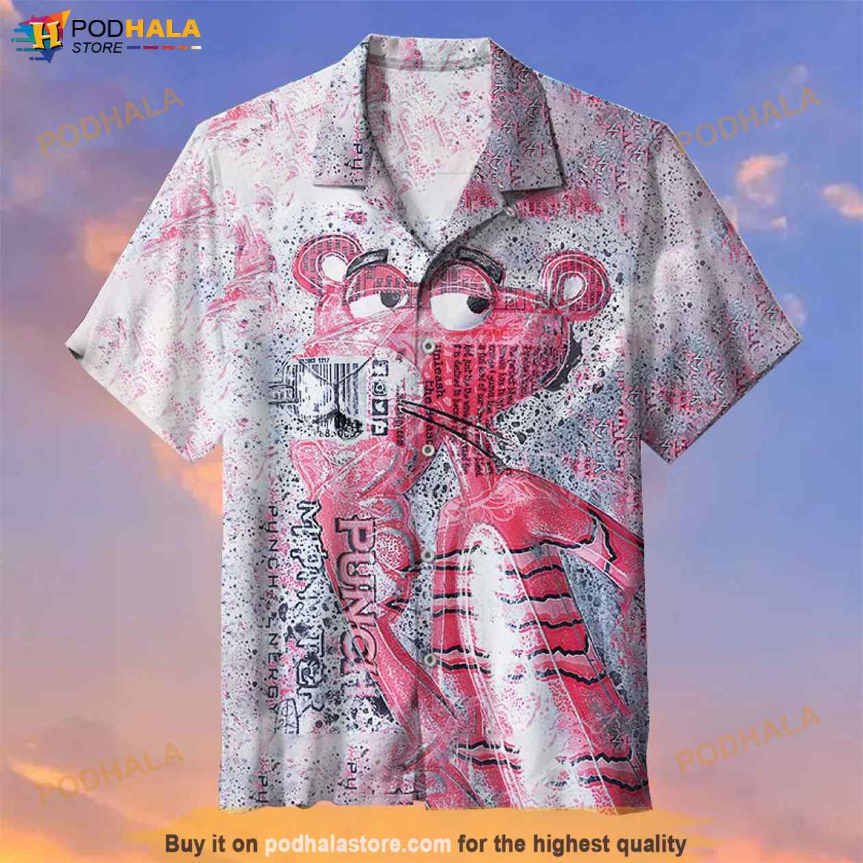 Pink Panther Funny Hawaiian Shirt, Aloha Shirt - Bring Your Ideas