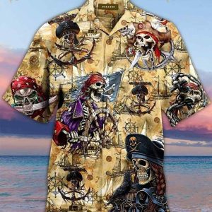 Pirates Funny Hawaiian Shirt, Aloha Shirt