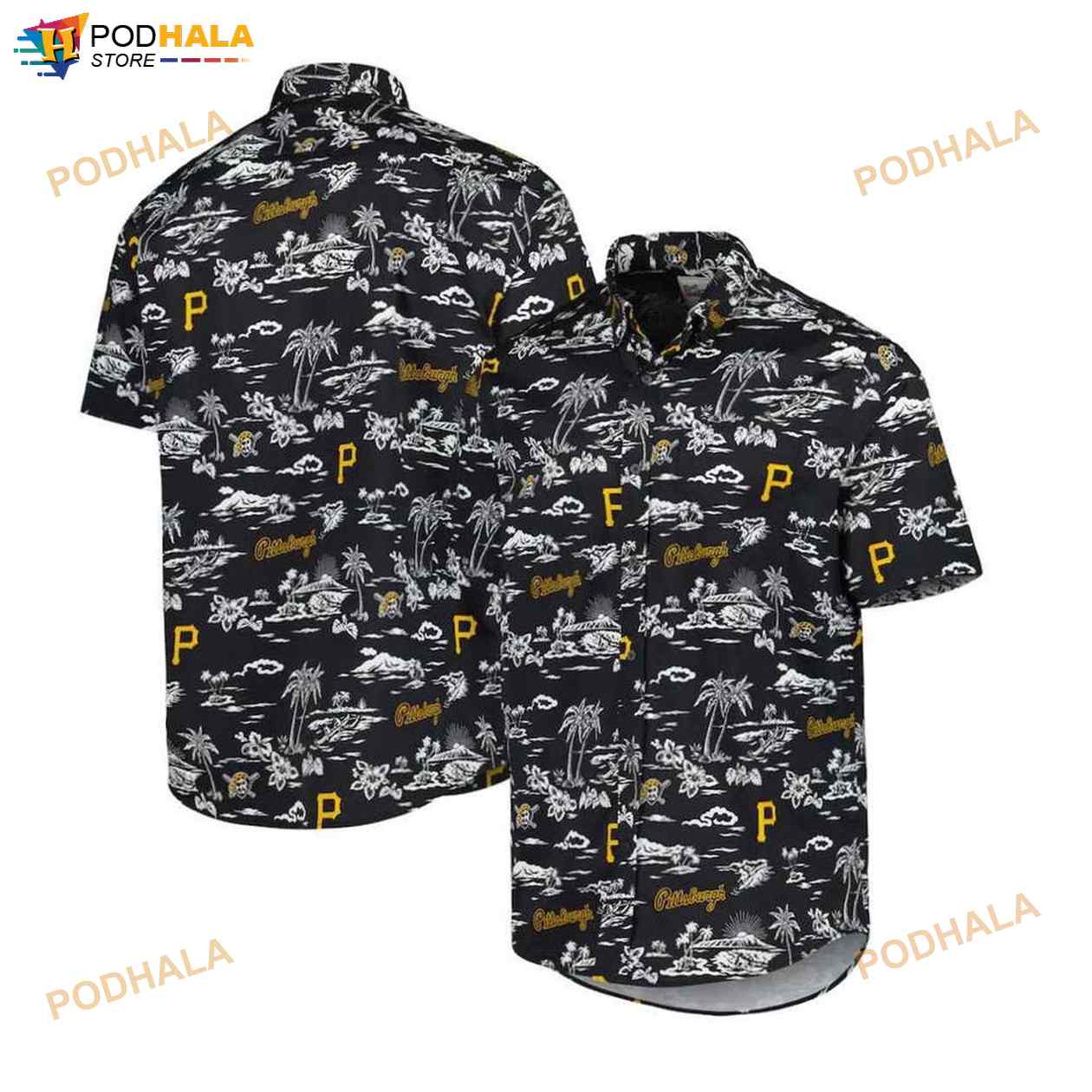 Pittsburgh Pirates Black Kekai Performance 3D Funny Hawaiian Shirt - Bring  Your Ideas, Thoughts And Imaginations Into Reality Today