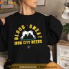 Pittsburgh Riverhounds Sc Wins Blood Sweat Iron City Beers Fan Gifts T Shirt