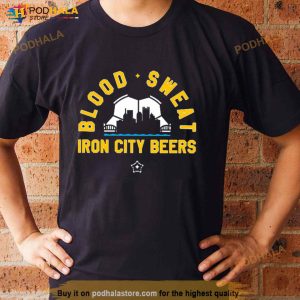 Pittsburgh Riverhounds Sc Wins Blood Sweat Iron City Beers Fan Gifts T Shirt 2