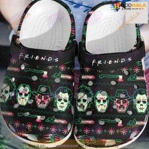 Pixel Art Friends Horror Movie Halloween Clog Classic Crocs Clogs Shoes