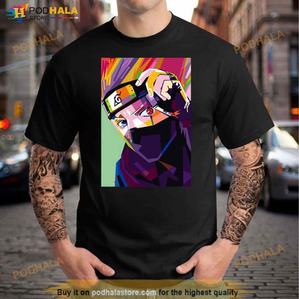 Pop Art Hatake Kakashi Naruto Shippuden Shirt