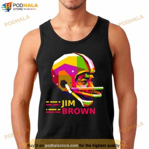Pop Art Portrait Jim Brown Shirt 2