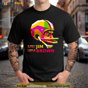 Pop Art Portrait Jim Brown Shirt 3