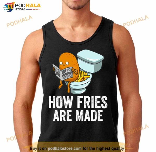 Potato Pooping Fries French Fries Shirt