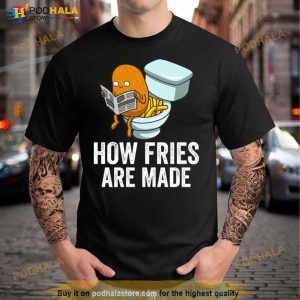 Potato Pooping Fries French Fries Shirt 2