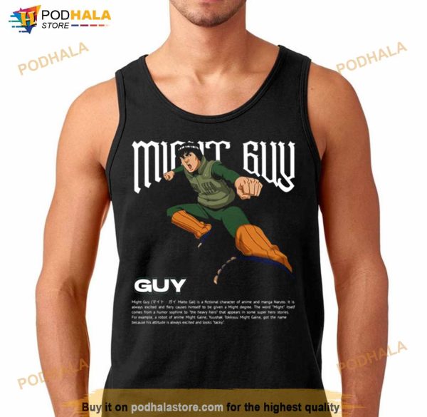 Power Of Might Guy Naruto Shippuden Shirt