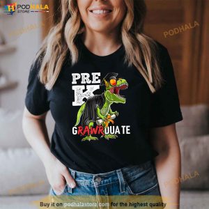 Prek Graduate Rawr Graduation Class 2023 Prek Dinosaur Kids Shirt 3
