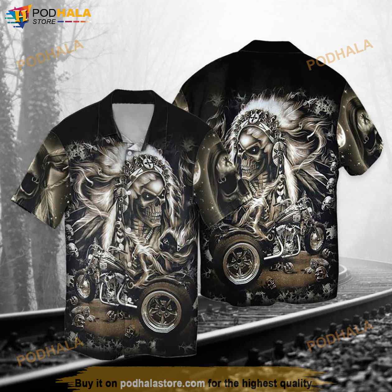Premium Skull Funny Hawaiian Shirt, Aloha Shirt Premium Skull Funny Hawaiian Shirt, Aloha Shirt