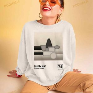 Pretzel Logic Minimalist Style Graphic Steely Dan Shirt