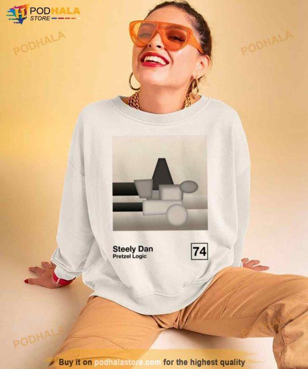 Pretzel Logic Minimalist Style Graphic Steely Dan Shirt