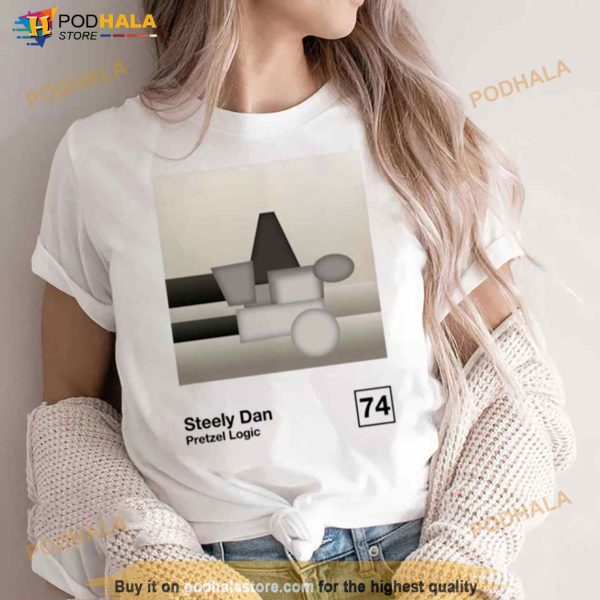 Pretzel Logic Minimalist Style Graphic Steely Dan Shirt