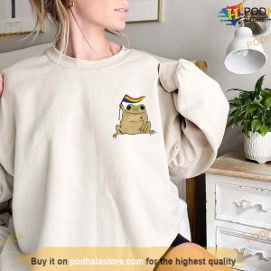Pride Frog Shirt, LGBTQ+ Shirt, Pride Month Shirt, LGBTQ Ally Tee, Queer Shirt
