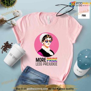 Pride Month Shirt More Pride Less Prejudice Lgbt Shirt Jane Austen Shirt 2