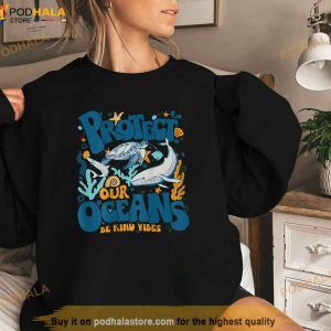 Protect Our Oceans Be Kind Vibes Respect The Locals Shirt 2