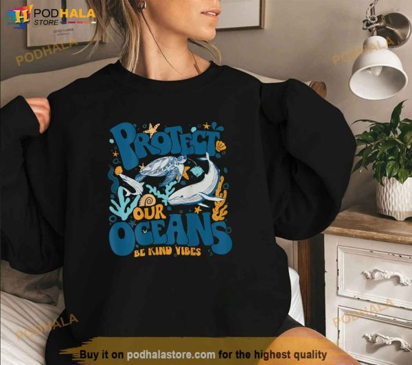 Protect Our Oceans Be Kind Vibes Respect The Locals Shirt