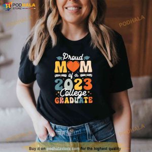 Proud Mom Of A 2023 College Graduate Party 23 Mommy Shirt 2